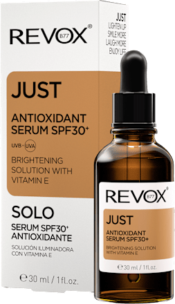 Arcszérum antioxidáns hatással, E-vitaminnal SPF30+ REVOX B77