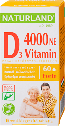 D-vitamin forte tabletta NATURLAND