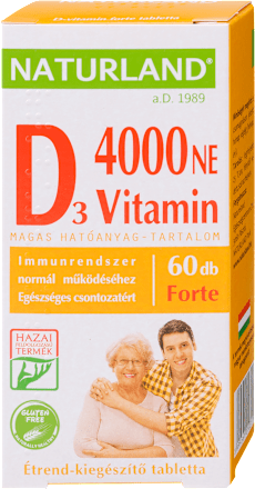 D-vitamin forte tabletta NATURLAND