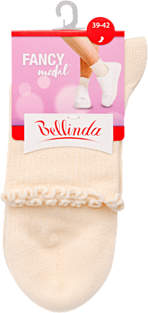 Női zokni, Fancy modal, krém 39-42 Bellinda