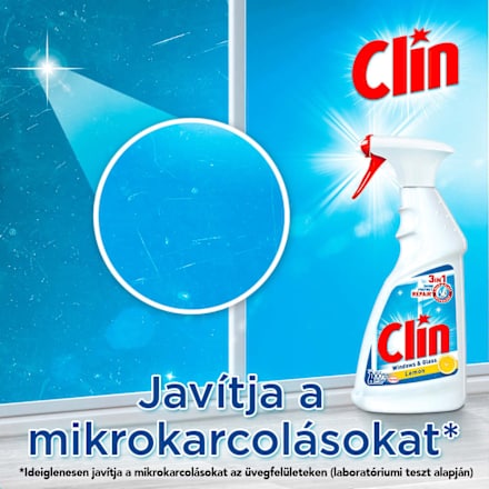 Ablaktisztító szórófejes citrus Clin