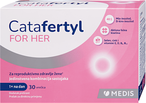 Catafertyl for HER étrend-kiegészítő nőknek, hormonális egyensúly és a termékenység átfogó támogatására Catafertyl