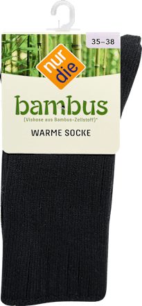 Boots Socke schwarz, Größe 35 - 38 (1 Paar) nur die