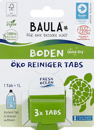 Öko-Reiniger-Tabs für Böden BIOBAULA