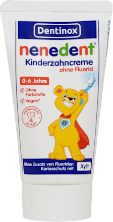 Dentinox nenedent Kinderzahncreme ohne Fluorid  nenedent