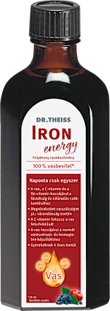 Iron energy vassal és vitaminokkal DR.THEISS