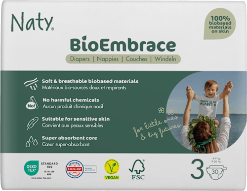 Pannolini ecologici taglia 3 (4-9 kg) Naty