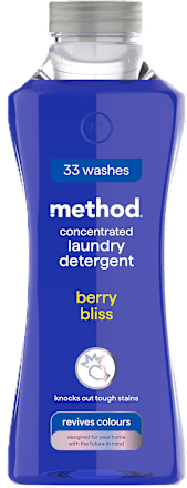 prací gel berry bliss method