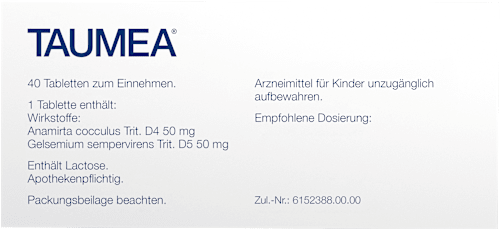 TAUMEA Tabletten TAUMEA