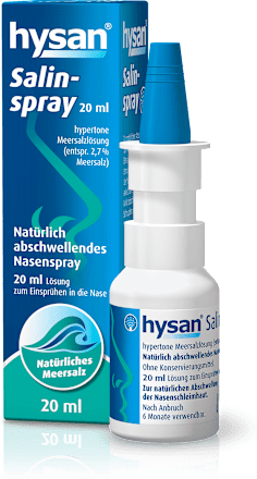 hysan Salinspray hypertone Meersalzlösung  (entspr. 2,7 % Meersalz) hysan