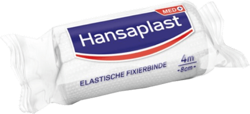 Hansaplast elastische Fixierbinde gekreppt 4 m x 8 cm Hansaplast