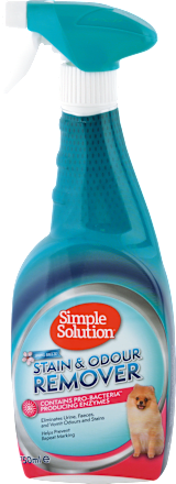 Odstraňovač škvŕn a zápachu pre psy Spring Breeze SIMPLE SOLUTION