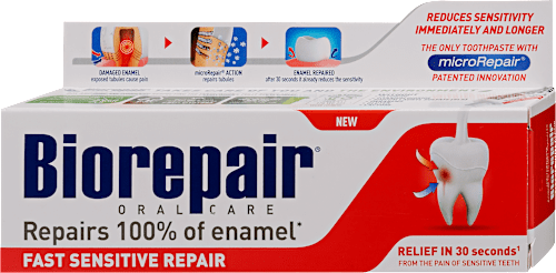 Fogkrém Fast Sensitive Repair Biorepair