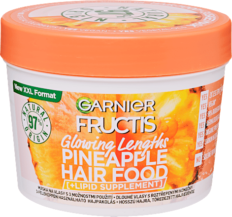 Hajpakolás ananász illattal, hosszú hajra, töredezett hajvégekre GARNIER FRUCTIS