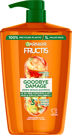 Sampon Goodbye Damage, igénybevett hajra, nagy kiszerelés GARNIER FRUCTIS