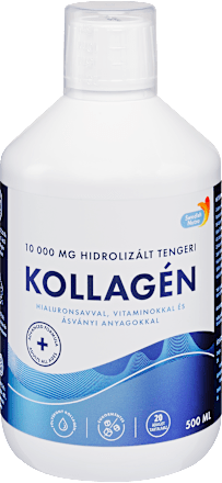 Kollagén 10000mg hidrolizált tengeri, hialuronsavval, vitaminokkal és ásványi anyagokkal Swedish Nutra