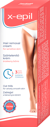 Szőrtelenítő krém zabtejjel, érzékeny bőrre X-Epil