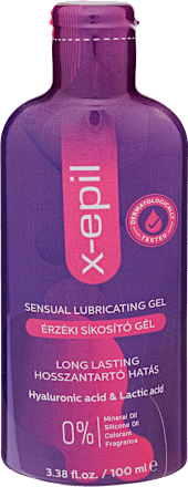 Érzéki síkosító gél X-Epil