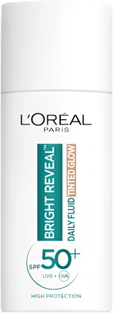 Bright Reveal ragyogást adó, színezett fluid SPF50 L'ORÉAL PARiS