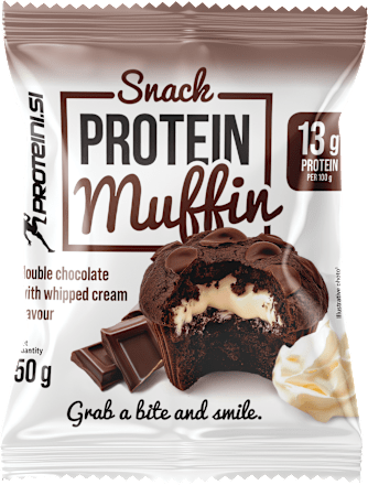 Snack Protein Muffin - dupla čokolada-krema proteini.si