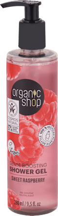 Sprchovací gél Sweet Raspberry  organic shop