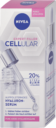 Vyplňujúce a rozjasňujúce pleťové sérum Expert Filler Cellular Replumping & Radiance NIVEA