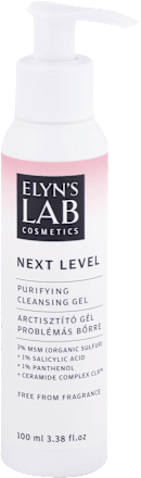 Čistiaci pleťový gél Next Level 3 % MSM Organic Sulfur Elyn's Lab