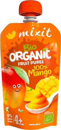 bio příkrm v sáčku 100% mango mixit