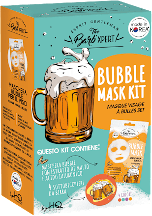Set bubble mask e sottobicchieri The Barb' XPERT