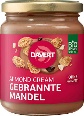 Brotaufstrich, Almond Cream gebrannte Mandel Davert