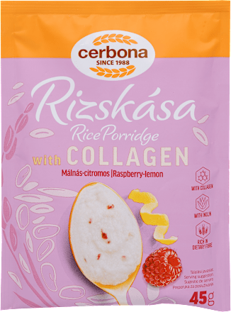 Proteines rizskása, málnás-citromos Cerbona