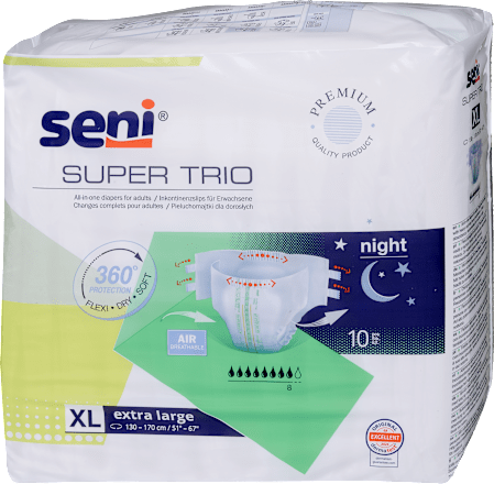 Inkontinencia nadrágpelenka Trio, XL seni