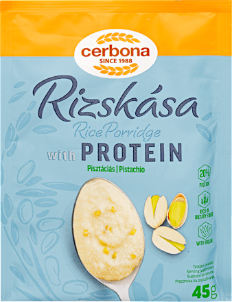 Proteines rizskása, pisztáciás Cerbona