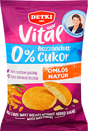 Omlós natúr keksz Detki
