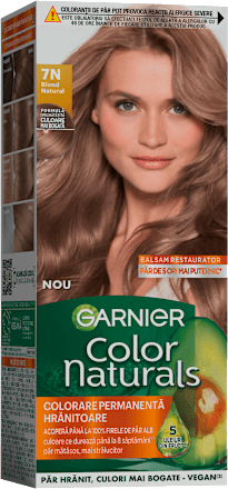 Vopsea de păr permanentă 7N Blond Natural GARNIER Color naturals