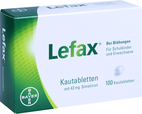 Lefax 42 mg Simeticon Kautabletten Lefax