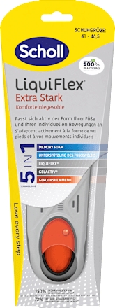 Einlegesohlen Liquiflex extra stark, Gr. 41 - 46,5 (1 Paar)  Scholl