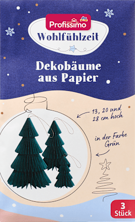 Dekobaum aus Papier, grün Profissimo