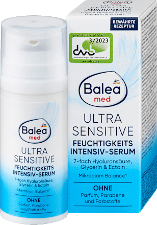 Serum Ultra Sensitive Feuchtigkeit Intensiv Balea med