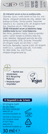 Siero viso anti-rughe Ultra Sensitive Balea med