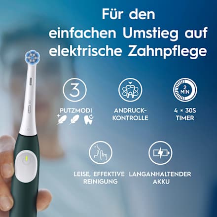 Elektrische Zahnbürste Series iO2 grün Oral-B