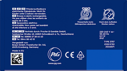 Elektrische Zahnbürste Series iO2 grün Oral-B