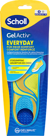 Einlegesohlen GelActiv  Everyday, Gr. 35,5 - 40,5 (1 Paar) Scholl