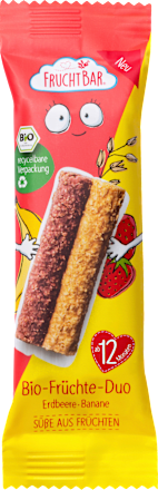 Fruchtriegel Erdbeere, Banane, Hafer, ab 12 Monaten FruchtBar