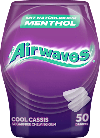 Kaugummi, Cool Cassis, zuckerfrei Airwaves