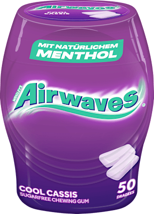 Kaugummi, Cool Cassis, zuckerfrei Airwaves