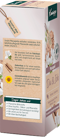 Olio massaggi io&te Kneipp