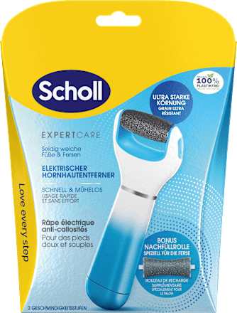 Elektrischer Hornhautentferner 'Expert Care' blau Scholl
