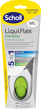 Einlegesohlen Liquiflex everyday, Gr. 35,5 - 40,5 (1 Paar) Scholl