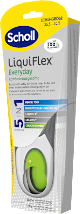 Einlegesohlen Liquiflex everyday, Gr. 35,5 - 40,5 (1 Paar) Scholl